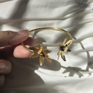 Handcrafted brass bracelet