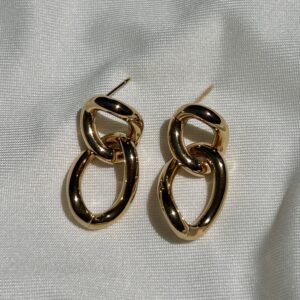 Bold Link Statement Earrings
